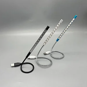 2023 high quality Usb Rechargeable tough switch USB LED Light  with METAL ABS material shell for gift home
