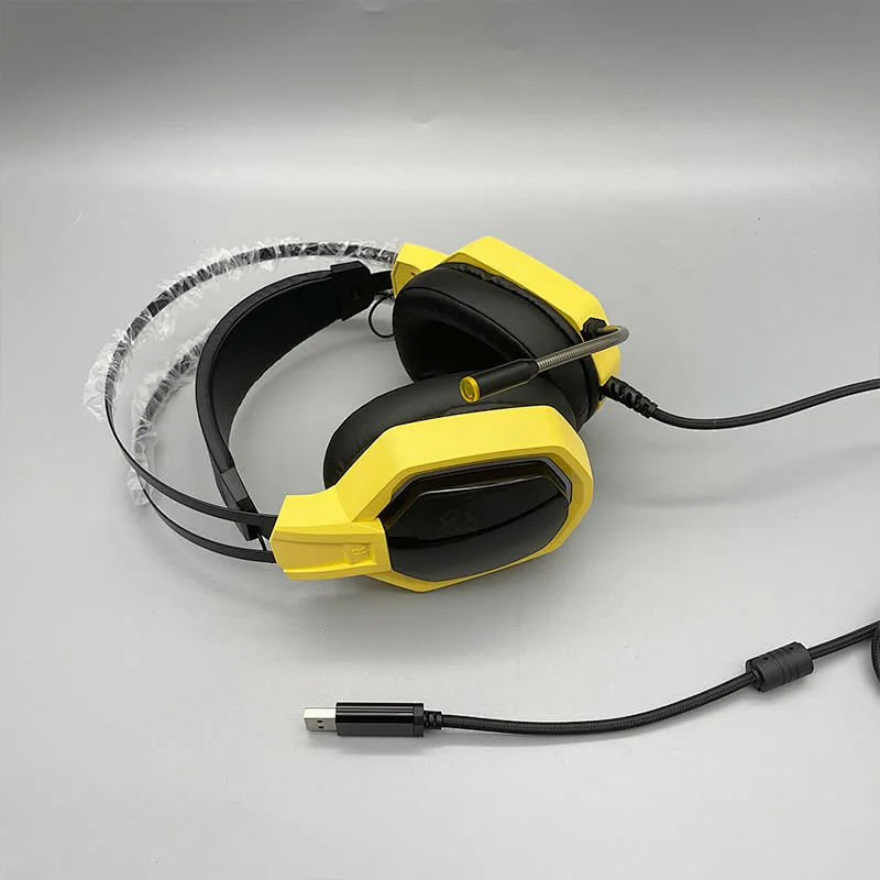 Cool Private Design Customized Wired Gaming Headphones Gamer Gaming Headset Surround Sound RGB Lighting H10A For Laptop PC