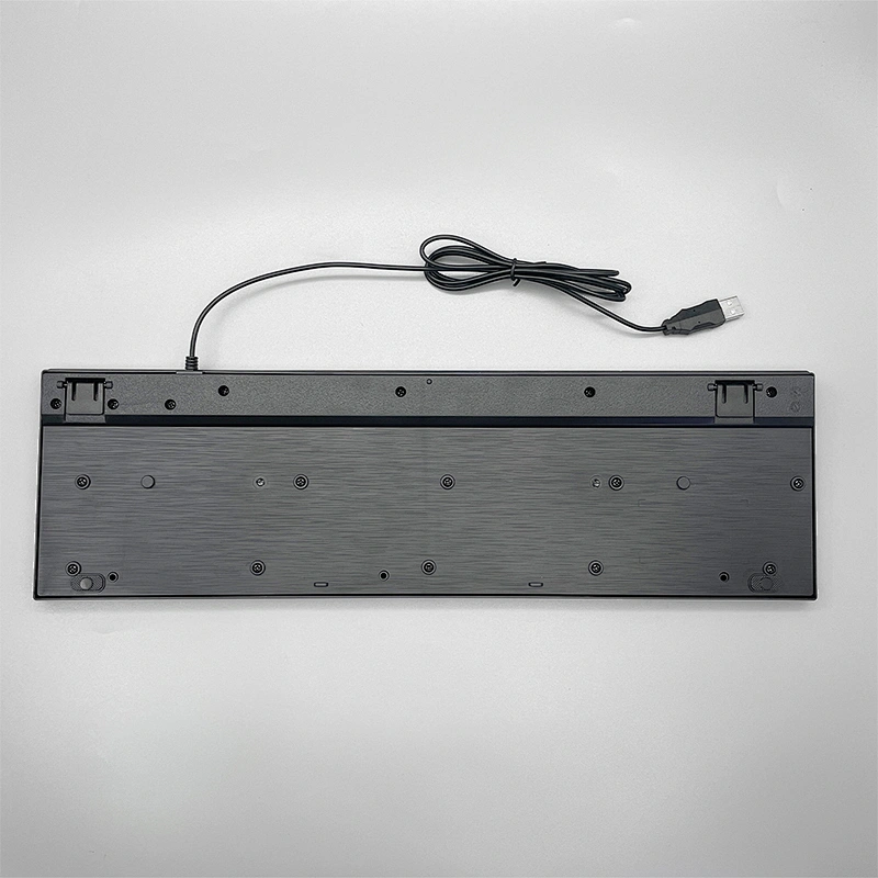 Dust-proof silence  USB Wired Optical Keyboard Private Customized Ergonomic Wired Office Keyboard for PC Laptop Desktop, K-101P