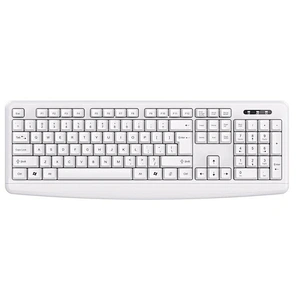 Hot Selling USB Wired Standard Keyboard OEM 104 Keys Ergonomic Business Office Computer Keyboard K-2017