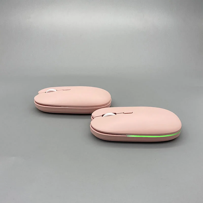 New design 2.4G wireless & BT Rechargeable light Mouse Laptop Desktop Home Office Mouse  dual-mode  MW-004A
