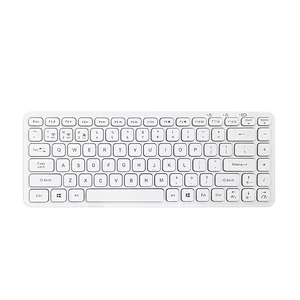 2.4G Wireless Mini Gaming Metal Type C rechargeable customized layout Mechanical feel Breathing led light multimedia Keyboard KBLW-001