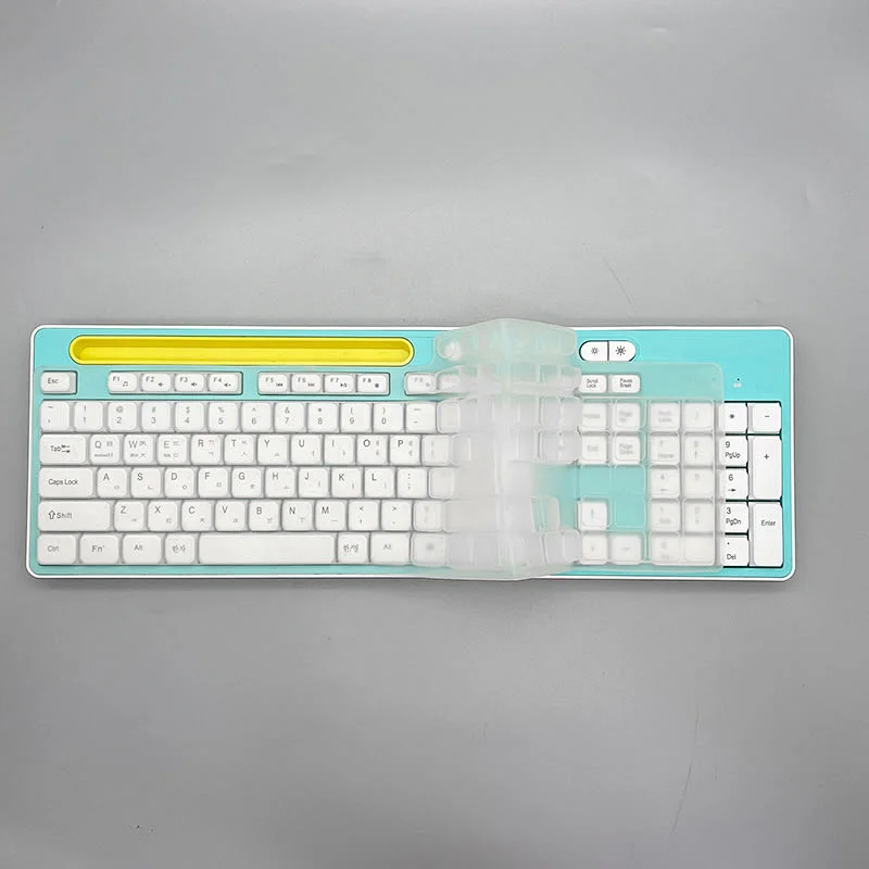 Newest Type Keyboard KW-109M  waterproof 2.4g Wireless Computer Accessories Keyboard BT office Keyboard with Cradle Dual mode