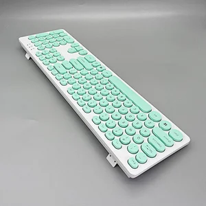 2.4G Wireless Keyboard Customized Optical New Retro Keys Keyboard for Laptop Desktop Macbook KW-103R