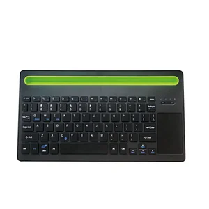 BT 5.0 Wireless Keyboard with Cradle Rechargeable Tablet Mini Keyboard for Phone Macbook Laptop I