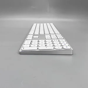 2.4G Wireless BT5.0 PC Computer Keyboard Slim Aluminum Alloy Scissor 108 Keys Type-C Rechargeable Keyboard