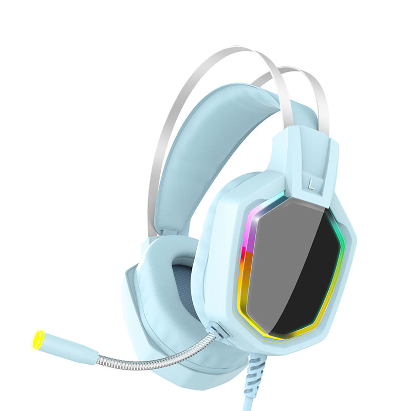 Cool Private Design Customized Wired Gaming Headphones Gamer Gaming Headset Surround Sound RGB Lighting H10A For Laptop PC