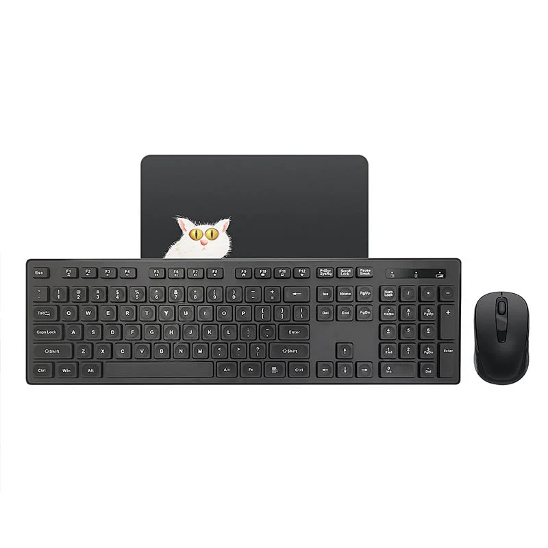 3 in 1 2.4G Portable USB Wireless  Mobile Keyboard Mouse and mouse pad for Android Phone Computer for Home Office F4