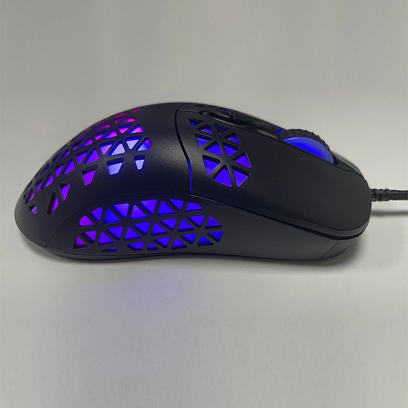 New Design 7D Button USB Wired Gaming Optical Mouse 7 Colors LED Breathing Backlight Mouse for Gamer GM-002H