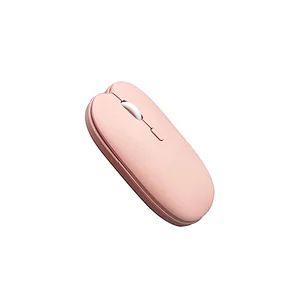New design 2.4G wireless & BT Rechargeable light Mouse Laptop Desktop Home Office Mouse  dual-mode  MW-004A