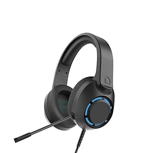 Wired Gaming Headset S19 PC Laptop Noise-canceling Gaming Headphone with LED Light and Microphone