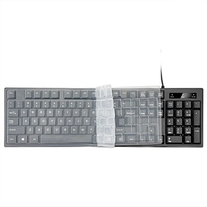 Dust-proof silence  USB Wired Optical Keyboard Private Customized Ergonomic Wired Office Keyboard for PC Laptop Desktop, K-101P