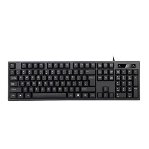 Dust-proof silence  USB Wired Optical Keyboard Private Customized Ergonomic Wired Office Keyboard for PC Laptop Desktop, K-101P