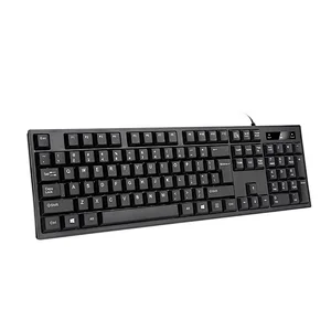 Dust-proof silence  USB Wired Optical Keyboard Private Customized Ergonomic Wired Office Keyboard for PC Laptop Desktop, K-101P