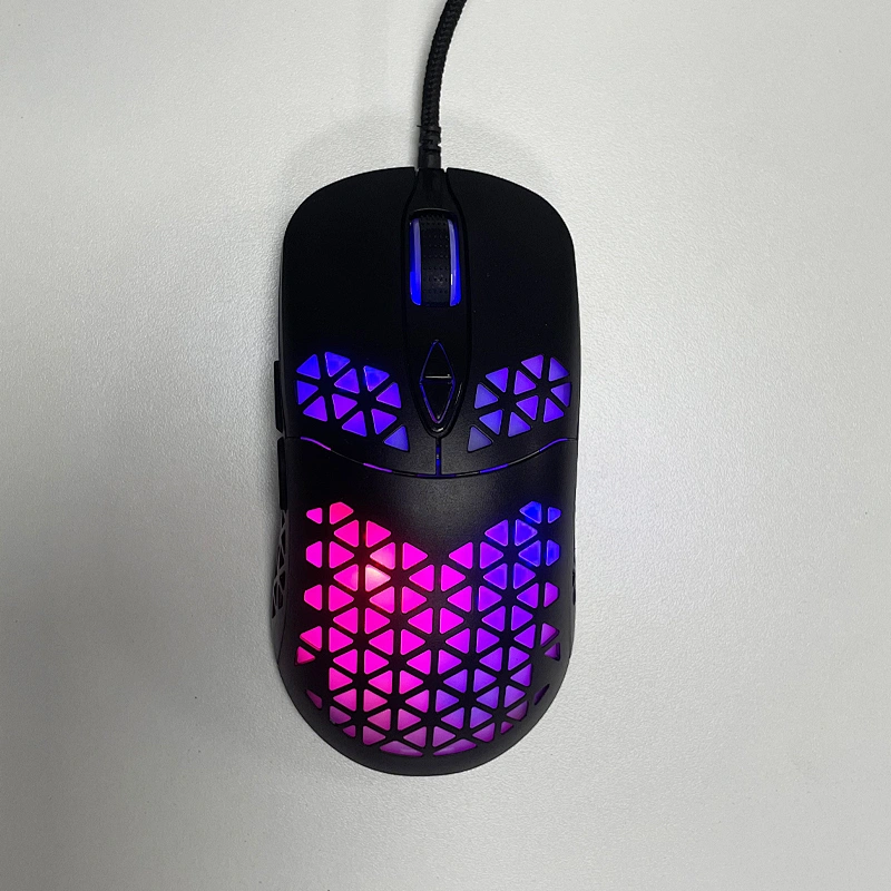 New Design 7D Button USB Wired Gaming Optical Mouse 7 Colors LED Breathing Backlight Mouse for Gamer GM-002H