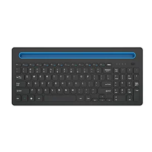 BT 5.0 Wireless Keyboard with Cradle Rechargeable Tablet Mini Keyboard for Phone Macbook Laptop I