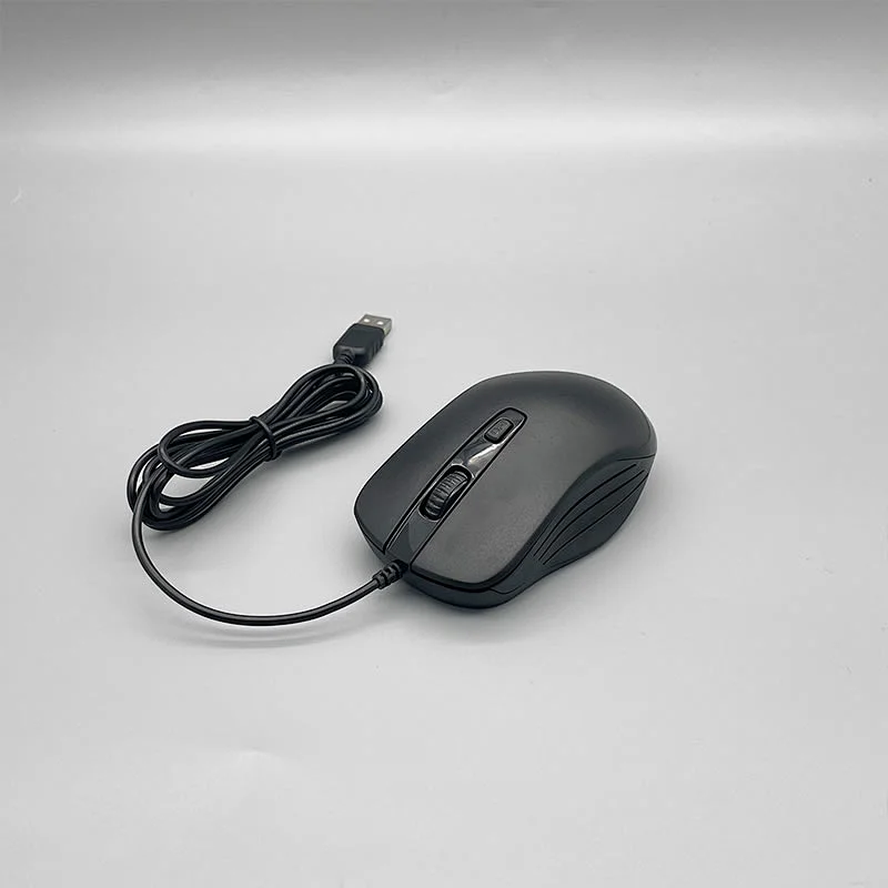 New design Cheap Classic USB Wired Optical Mouse 4D Button 1000dpi PC Computer Mice Wired Office Mouse for Both Hand M-014F