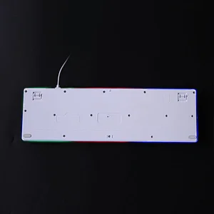 2023 New Private KBL-707T USB wired multimedia Transparent Gaming Backlight Keyboard 3 mixture LED colour gaming keyboards