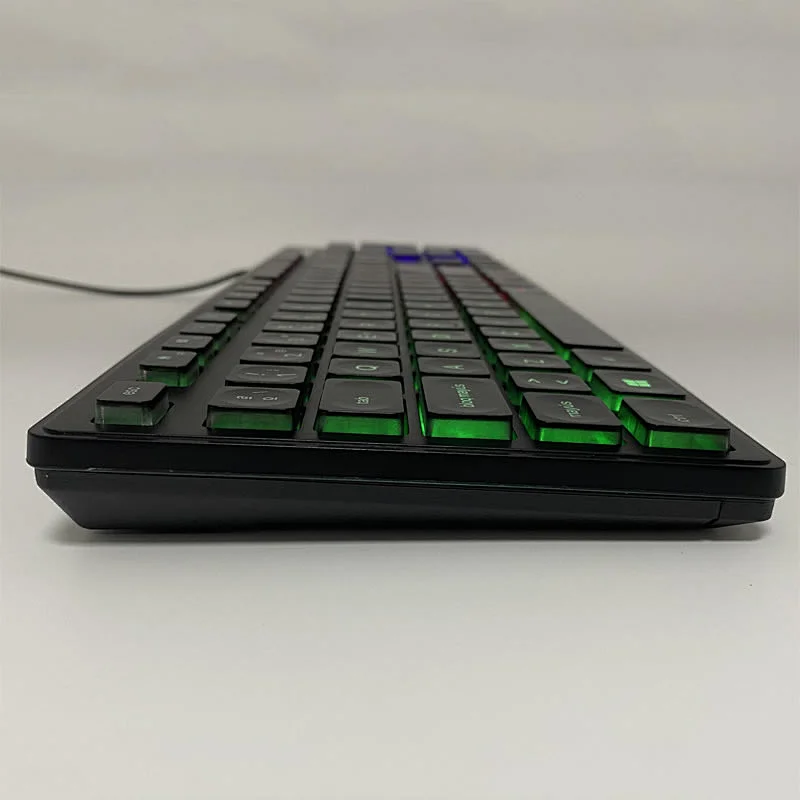wired USB computer peripherals Chocolate Square  multimedia gaming keyboard KBL-112 with LED backlight