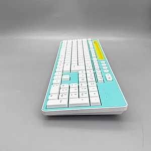 Newest Type Keyboard KW-109M  waterproof 2.4g Wireless Computer Accessories Keyboard BT office Keyboard with Cradle Dual mode