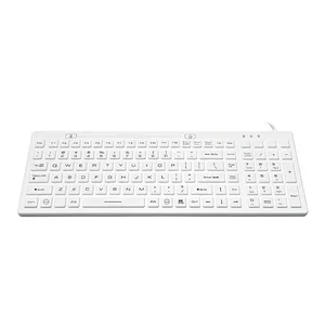 2023 New design IP68 waterproof Good Feel Waterproof Keyboard silent Mini Hospital Medical Keyboard
