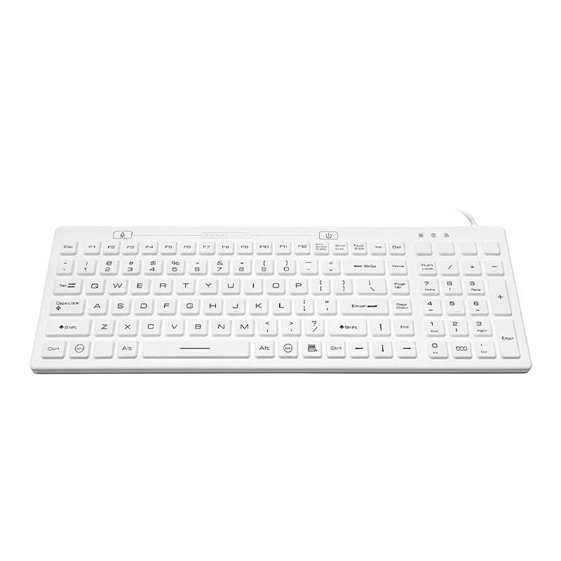 2023 New design IP68 waterproof Good Feel Waterproof Keyboard silent Mini Hospital Medical Keyboard