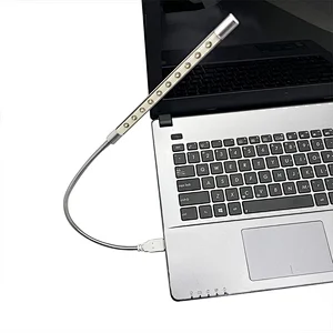 2023 high quality Usb Rechargeable tough switch USB LED Light  with METAL ABS material shell for gift home