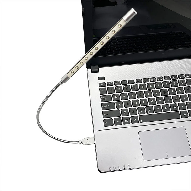 2023 high quality Usb Rechargeable tough switch USB LED Light  with METAL ABS material shell for gift home