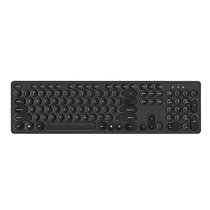 2.4G Wireless Keyboard Customized Optical New Retro Keys Keyboard for Laptop Desktop Macbook KW-103R