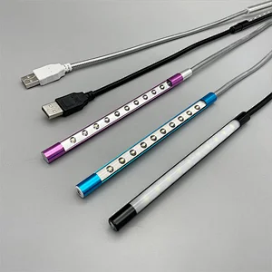 2023 high quality Usb Rechargeable tough switch USB LED Light  with METAL ABS material shell for gift home