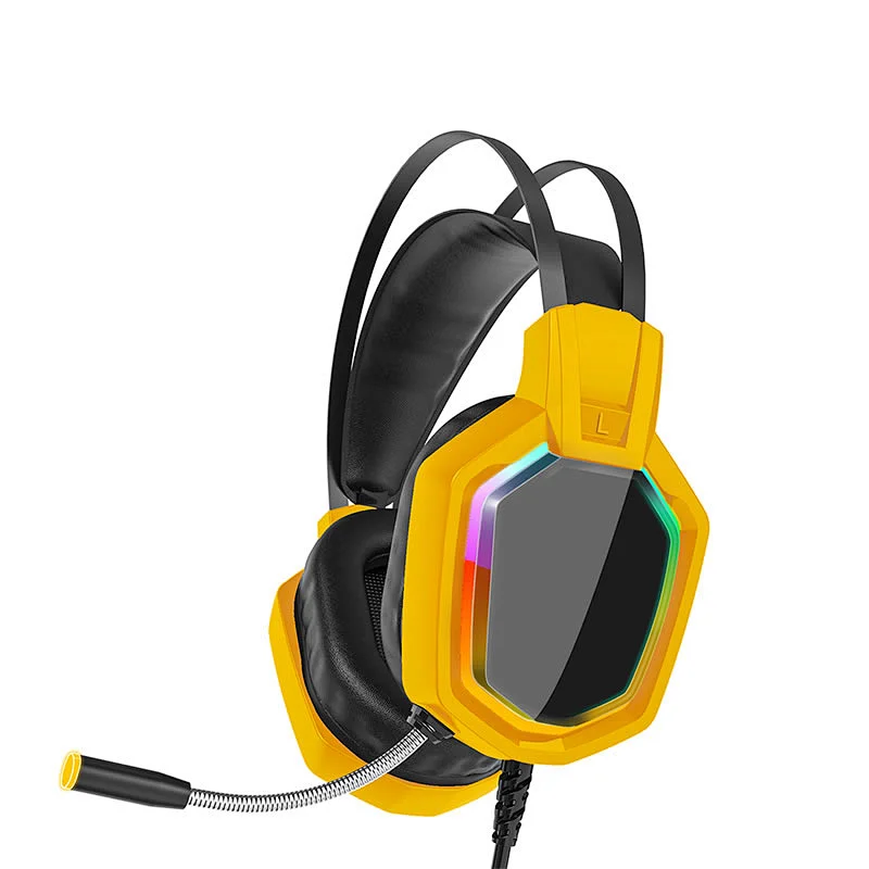 Cool Private Design Customized Wired Gaming Headphones Gamer Gaming Headset Surround Sound RGB Lighting H10A For Laptop PC