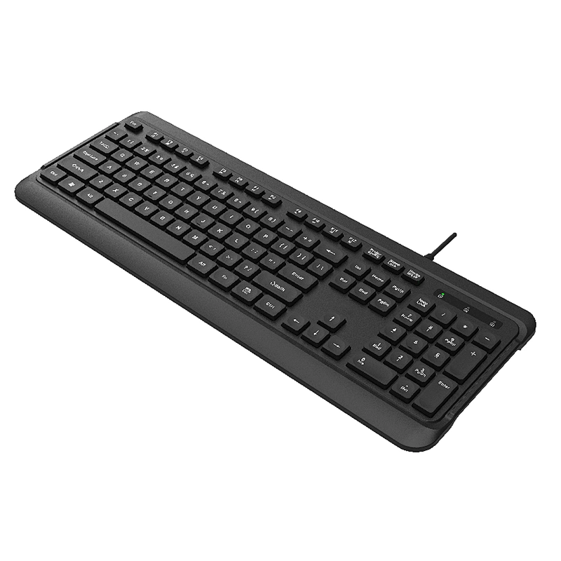 New USB Wired Standard Keyboard Customized Layout Computer Office Keyboard for Desktop Laptop K-212