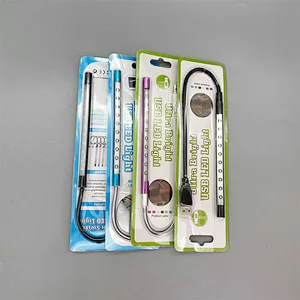2023 high quality Usb Rechargeable tough switch USB LED Light  with METAL ABS material shell for gift home