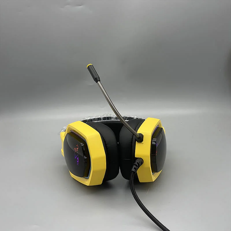 Cool Private Design Customized Wired Gaming Headphones Gamer Gaming Headset Surround Sound RGB Lighting H10A For Laptop PC