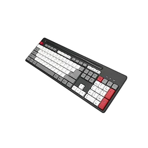 Hot selling 2.4g Wireless Computer Keyboard with Cradle Full-Size office Keyboard for PC Laptop Desktop KW-109