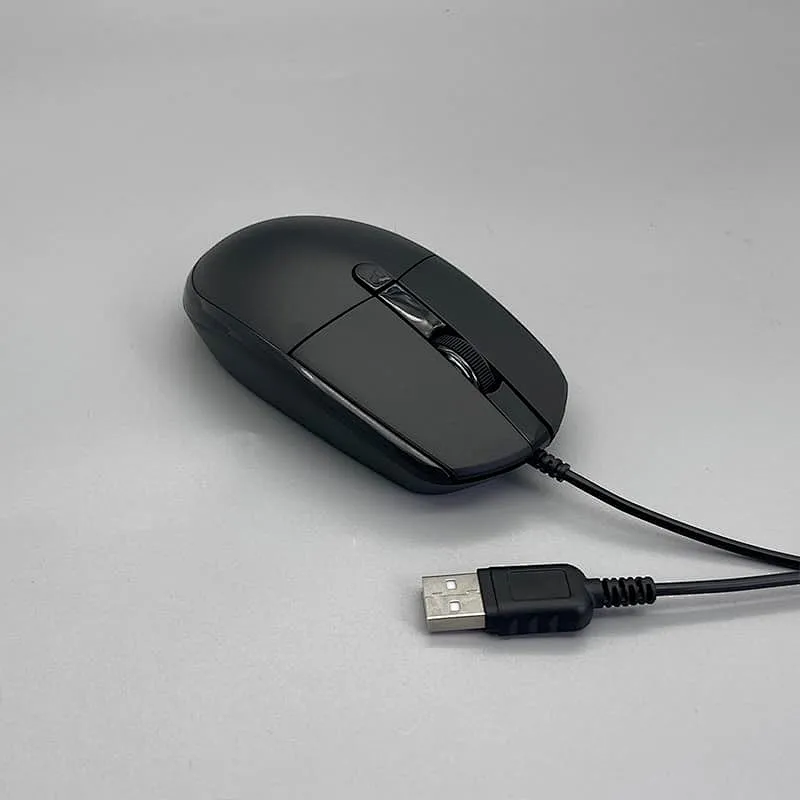 New design Cheap Classic USB Wired Optical Mouse 4D Button 1000dpi PC Computer Mice Wired Office Mouse for Both Hand M-010F