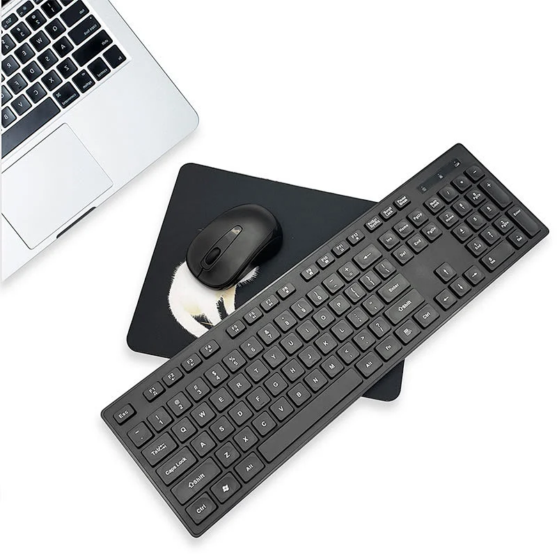 3 in 1 2.4G Portable USB Wireless  Mobile Keyboard Mouse and mouse pad for Android Phone Computer for Home Office F4