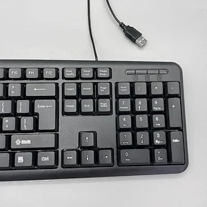 New design Cheap Basic USB Wired Keyboard Computer Ergonomic Office Keyboard for PC Laptop Desktop, K-308D