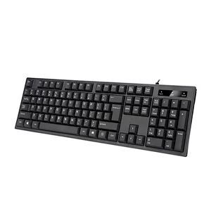 Dust-proof silence  USB Wired Optical Keyboard Private Customized Ergonomic Wired Office Keyboard for PC Laptop Desktop, K-101P