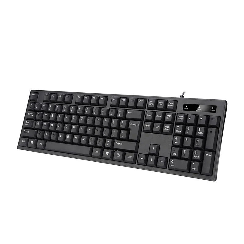 Dust-proof silence  USB Wired Optical Keyboard Private Customized Ergonomic Wired Office Keyboard for PC Laptop Desktop, K-101P
