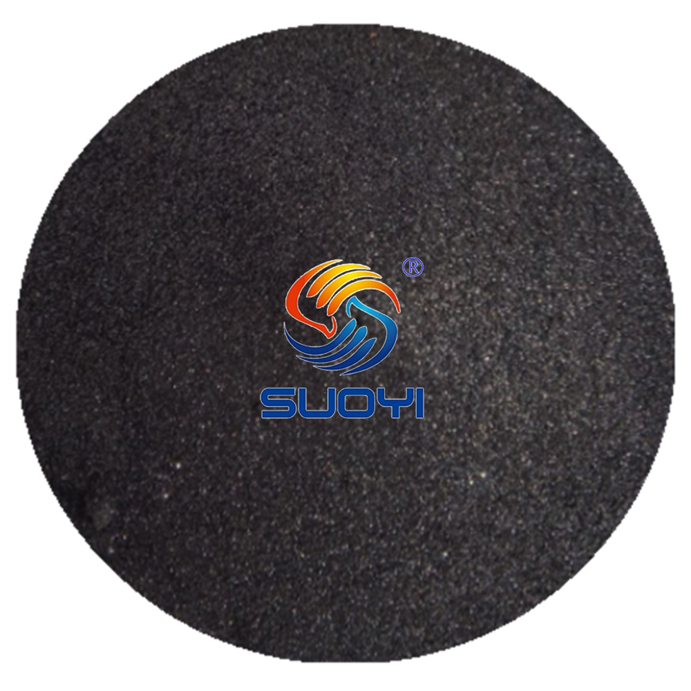 Hebei suoyi New Materials Technology co., Ltd. produce polvo de carburo de silicio.el carburo de silicio negro contiene alrededor del 98% de carburo de silicio y tiene brillo metálico.