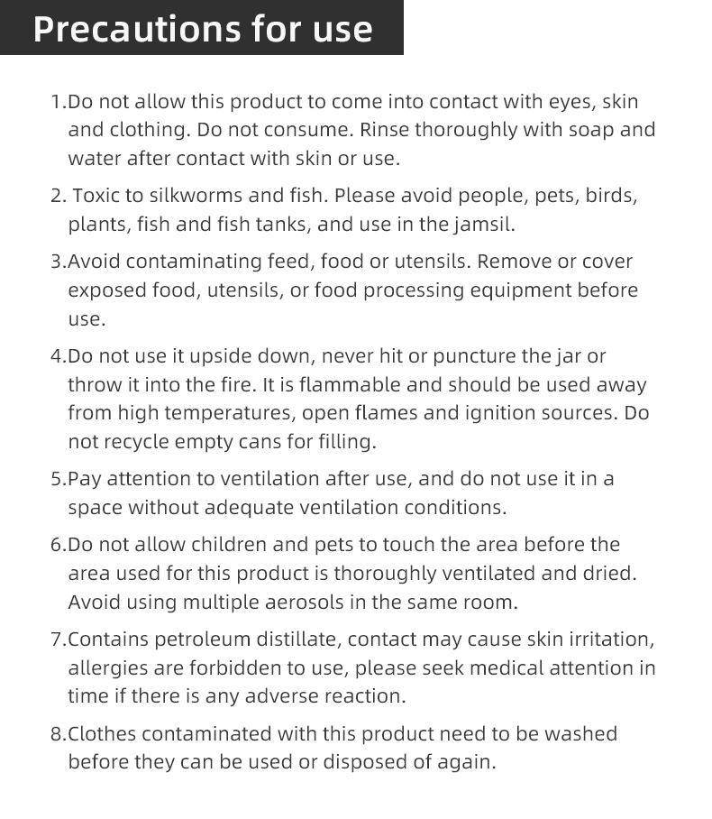 Detailed description of the insecticide