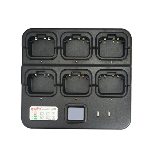 Tesunho Six-Way Multi Charger for Walkie Talkie And Battery TH-D61