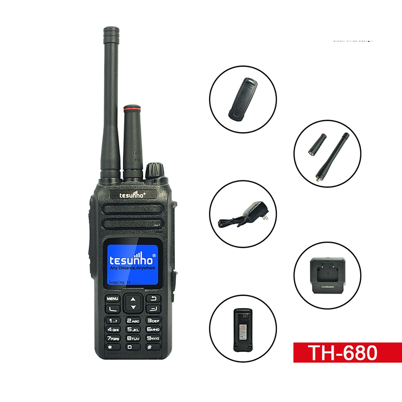 Tesunho TH-680 UHF VHF LTE Dual Band Walkie Talkie Gateway Realptt
