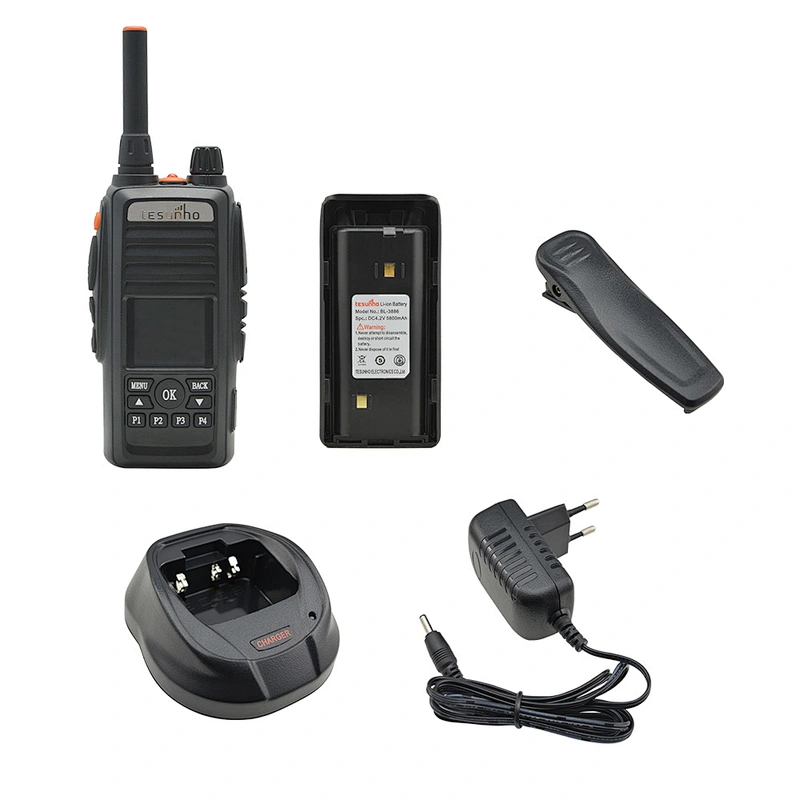 Tesunho TH-388 2 Way Radio Professional Police Wireless Handheld Dual Sim Card Radio