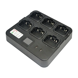 Tesunho Six-Way Multi Charger for Walkie Talkie And Battery TH-D61
