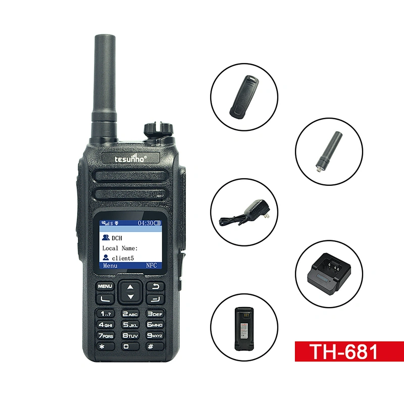 Tesunho TH-681 4G WCDMA Long Range Handheld 2 Way Radio With GPS