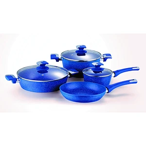 Forged aluminum nonstick marble sets