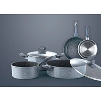 Rolled edge aluminum sets