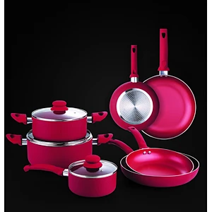 Pressed aluminum frypan sets